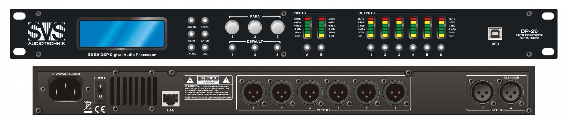 SVS Audiotechnik DP-26 Цифровой процессор: 2 входа 6 выходов в Кизляре