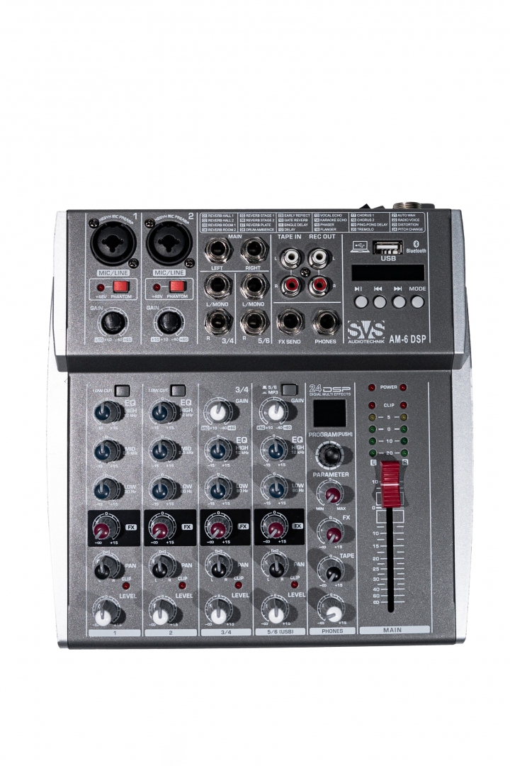 SVS Audiotechnik mixers AM-6 DSP Микшерный пульт аналоговый, 6-канальный SVS Audiotechnik mixers в Кизляре