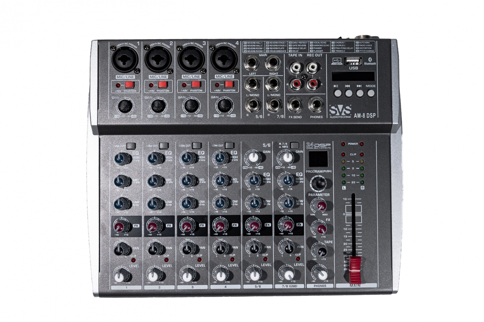 SVS Audiotechnik mixers AM-8 DSP Микшерный пульт аналоговый, 8-канальный в Кизляре